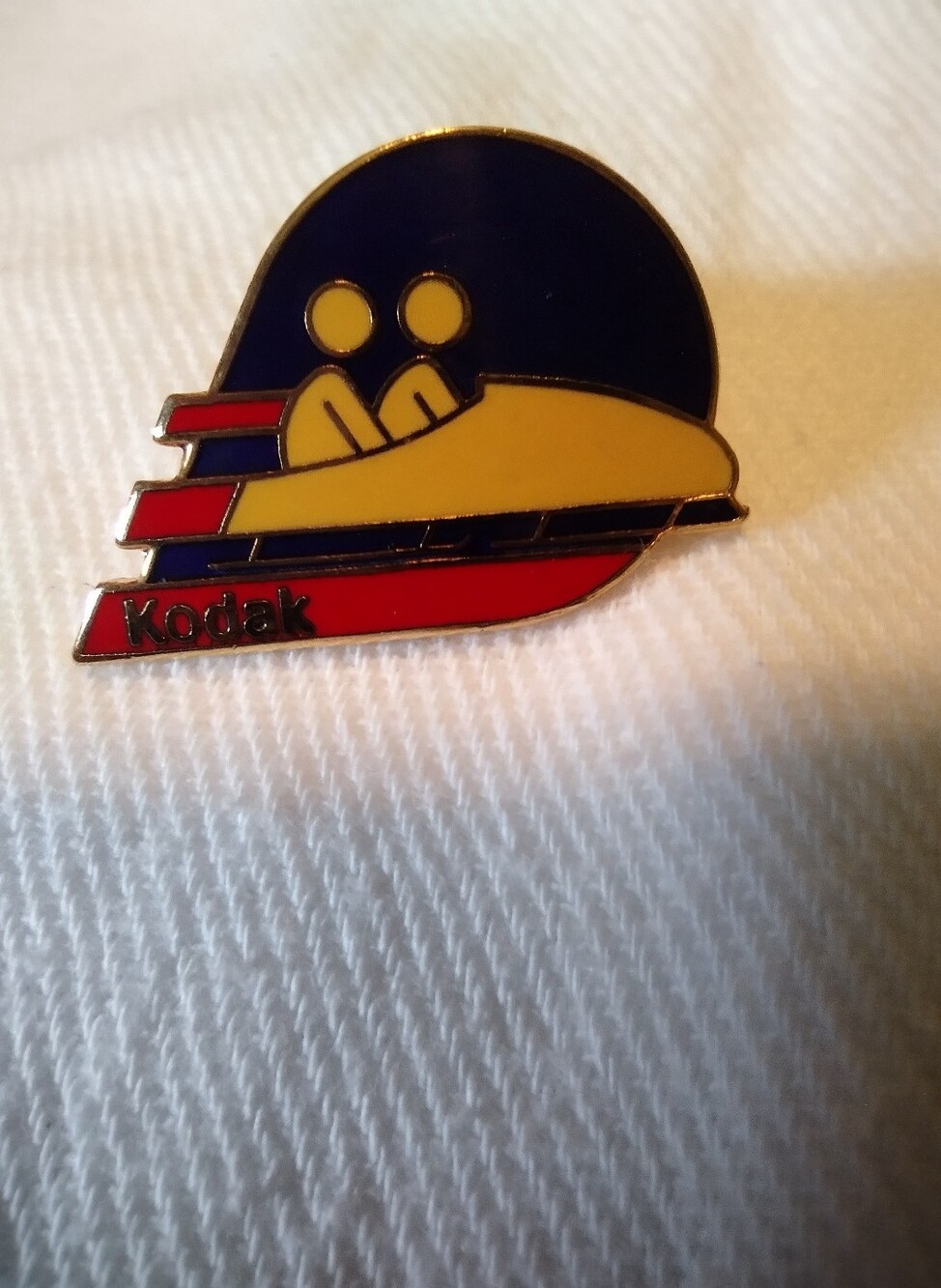 Kodak Vintage 1984 Sarajevo Gold Tone Lapel Pin